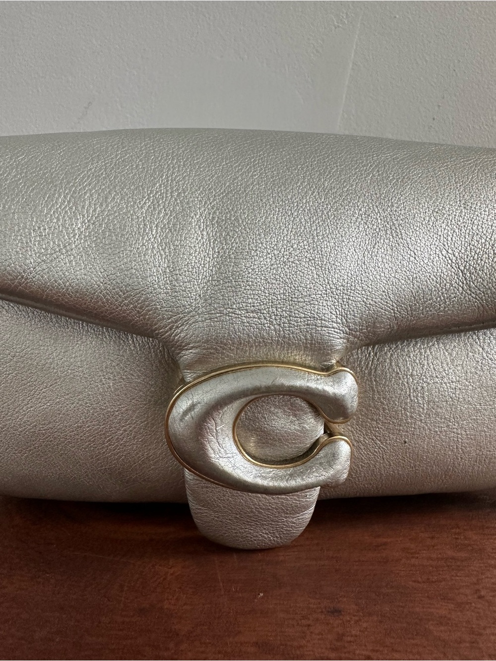 Coach Metallic Pillow Tabby 18 - Picture 2 of 4